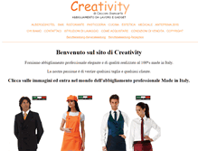 Tablet Screenshot of creativity-vi.com